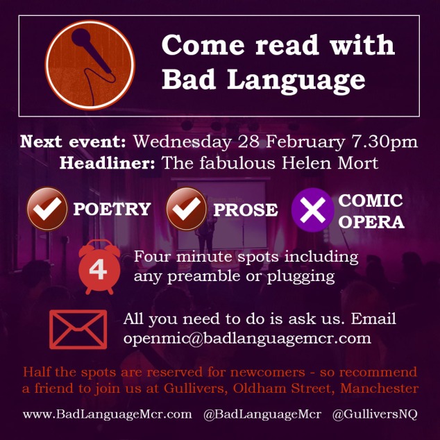 Come read with Bad Language